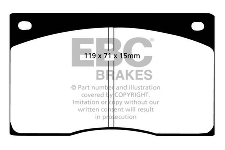 DP262 -EBC Brakes ULTIMAX2 sorozatú fékbetét készlet
