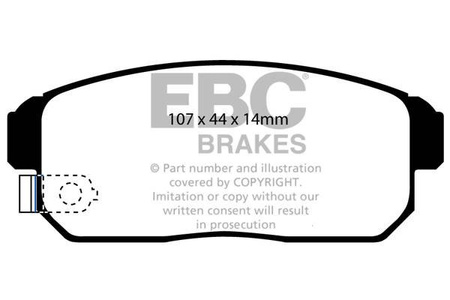 DP1691 -EBC Brakes ULTIMAX2 sorozatú fékbetét készlet