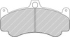 Ferodo Racing DS1.11 első fékbetét FRP3096W PORSCHE 911 997 
