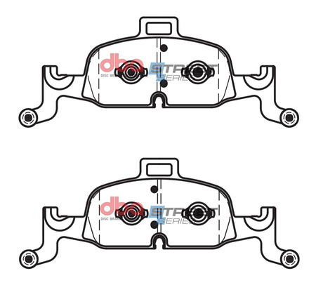 DBA Brake Pads Utcai sorozat első fékbetétek Kerámia - DB15060SS AUDI A4 Allroad quattro Mk2 B9 A5 Cabriolet A6 C8 Avant A7 4G9 Q5 FY