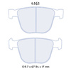 Carbone Lorraine RC5 brake pads - BMW E82 M Coupe (all)