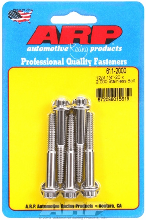 Śruby ARP "1/4""-20 x 2.000 12pt SS bolts" (5pcs)