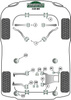 Rear Lower Arm Rear Bush Powerflex Polyurethane Bush Heritage Collection BMW 5 Series E39 (1996 - 2004) E39 M5 PFR5-711H