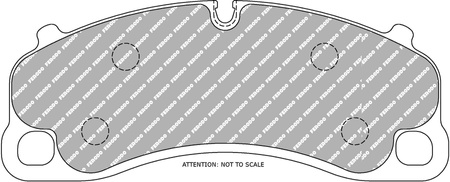 Ferodo Racing DS3.12 priekinės stabdžių kaladėlės FCP4664GB PORSCHE 718 BOXSTER 982 Cayman CAYMAN 911 991 991.2 992 Convertible 981