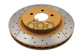 DBA disc brake Street Series - X-GOLD front - DBA2438X CHRYSLER USA 300C DODGE Challenger Charger Magnum LANCIA Thema