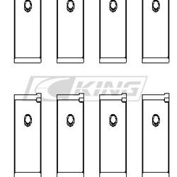 King hengerkapocs csapgyűrűhéj NISSAN SR20DE - CR4136XPC0.25