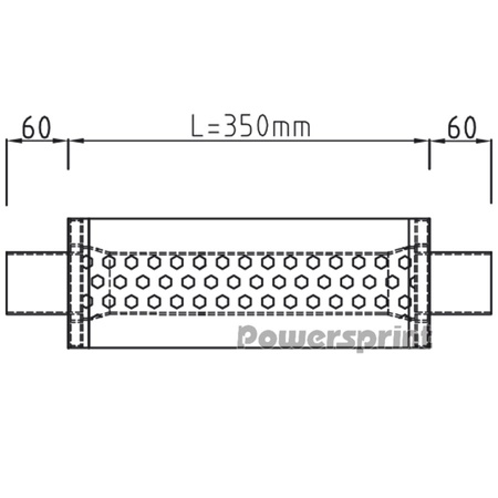 Universalus ovalus duslintuvas Powersprint HF-35
