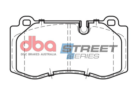 Brake Pads Street Series Ceramic front - DB2057SS MERCEDES-BENZ CL-Class C216 CL500 CLS C219 CLS500 E-Class T211 E500 W211 E420 TD S-Class W221 S250 D S280 S320 4Matic S350 S400 Hybrid S420 S450 S500 SL-Class R230 SL280 SL300 SL350 SL500