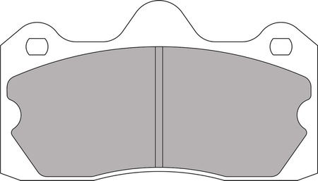 Ferodo Racing DS2500 brake pad rear FRP3115H LOTUS Evora EXIGE