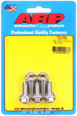 Śruby ARP "5/16""-24 x  .750 hex SS bolts" (5pcs)
