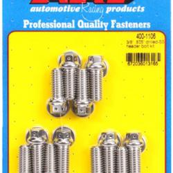 Śruby głowicy ARP "3/8"" x .875 drilled SS header bolt kit"