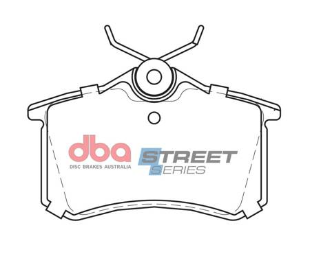 DBA Brake Pads Utcai sorozat hátsó fékbetétek Kerámia - DB1192SS