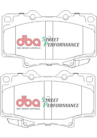 DBA fékbetétek Street Performance első fékbetétek ECE R90 certified Hawk HB312x.591 - DB1199SP TOYOTA 4 Runner KZN130 LN130 VZN130 Hilux Surf LN131 Landcruiser FZJ80 HDJ80 HDJ81 HZJ80