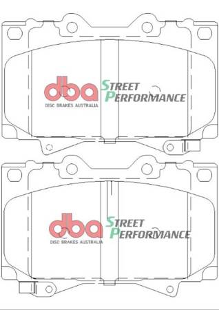 DBA fékbetétek Street Performance első fékbetétek Hawk HB313x.685 - DB1365SP TOYOTA Landcruiser HDJ100 HDJ101 HZJ71 HZJ74 HZJ78 HZJ79 UZJ100 VDJ Sequoia