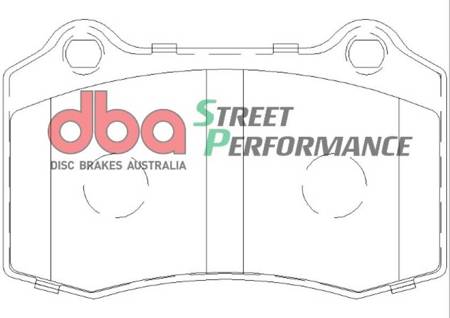 DBA fékbetétek Street Performance hátsó fékbetétek Hawk HB194x.570 - DB1936SP CITROEN DS3 DS KTM X-Bow R LOTUS Esprit MG XPOWER SV PEUGEOT 208 Mk1 QVALE Mangusta ASTON MARTIN DB7 CADILLAC STS-V STS DAIMLER Super Eight V8 DE TOMASO Pantera 90 Si FORD Aust