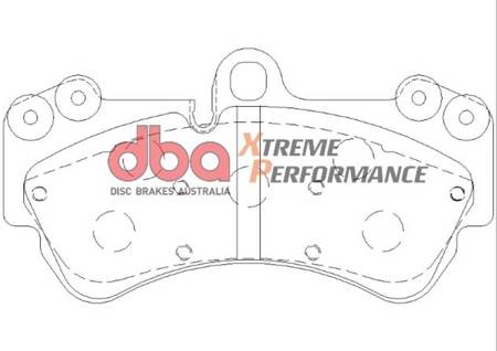 DBA fékbetétek Xtreme Performance első fékbetétek Hawk HB512x.605 - DB1676XP PORSCHE Cayenne 9PA VOLKSWAGEN Touareg 1st Gen WIESMANN MF5