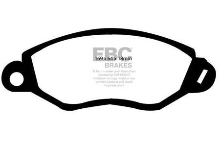 DP1367 -EBC Brakes ULTIMAX2 sorozatú fékbetét készlet