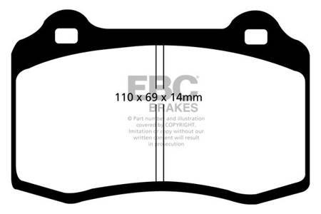 DP31140C - EBC Brakes REDSTUFF sorozatú fékbetét szett