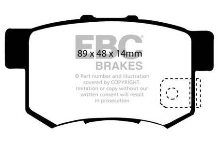 DP31193C - EBC Brakes REDSTUFF sorozatú fékbetét szett