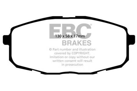 DP41562R - EBC Brakes YELLOWSTUFF sorozatú fékbetét készlet