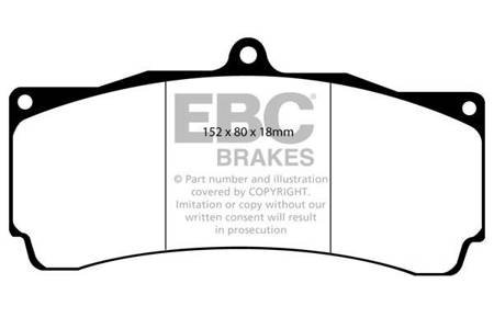 DP9006 - ORANGESTUFF EBC Brakes sorozat fékbetét készlet