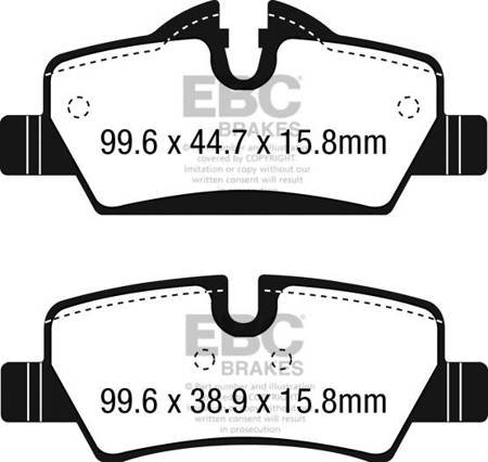 DPX2228 -EBC Brakes ULTIMAX2 sorozatú fékbetét készlet