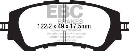 DPX2230 -EBC Brakes ULTIMAX2 sorozatú fékbetét készlet