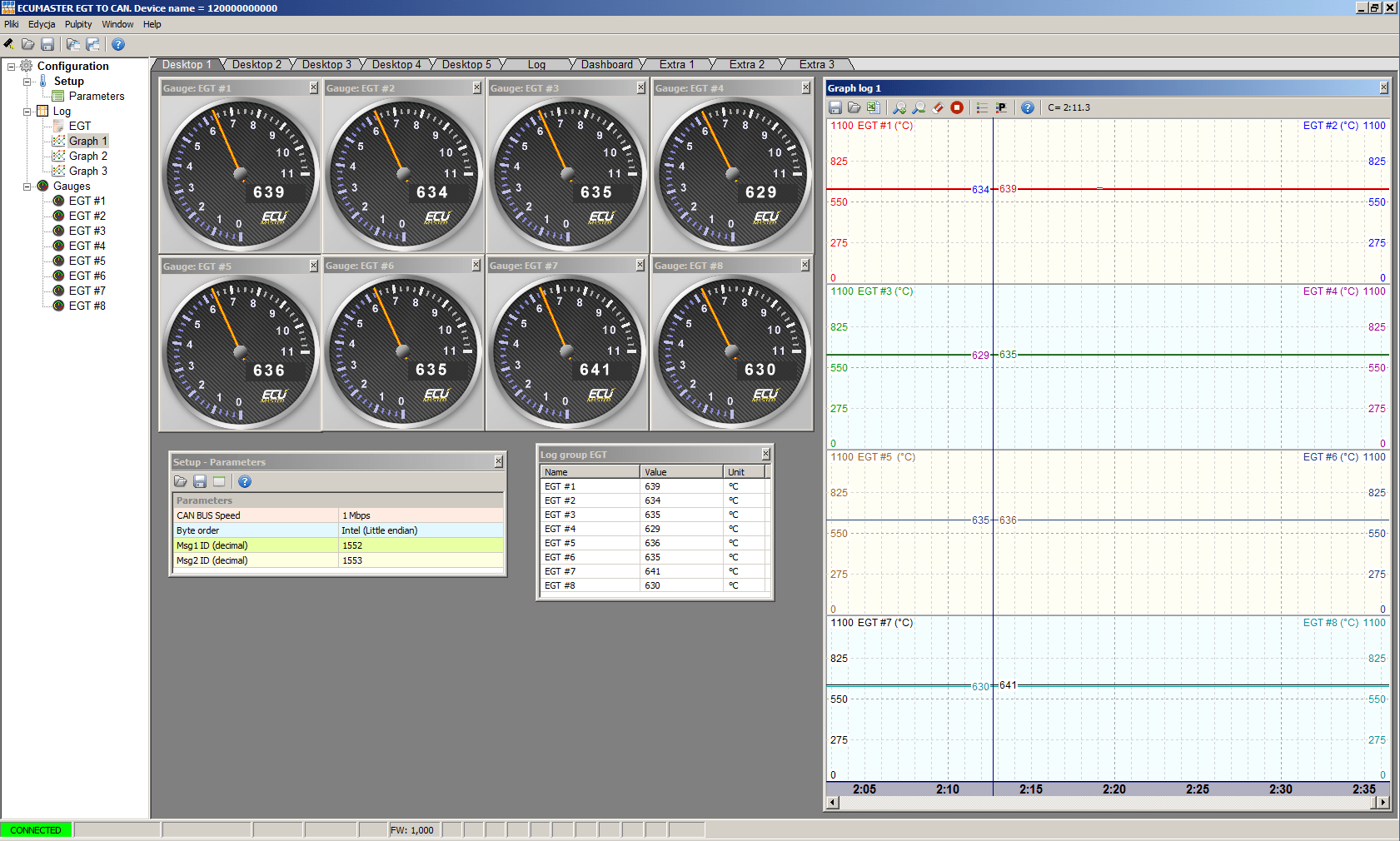 Ecumaster Modul EGT a CAN-hez