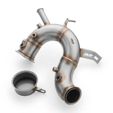 Felső Downpipe+DPF OFF készlet Volkswagen VIII-hoz + hővédő pajzs RM Motors