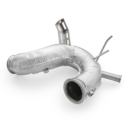 Felső Downpipe+DPF OFF készlet Volkswagen VIII-hoz + hővédő pajzs RM Motors