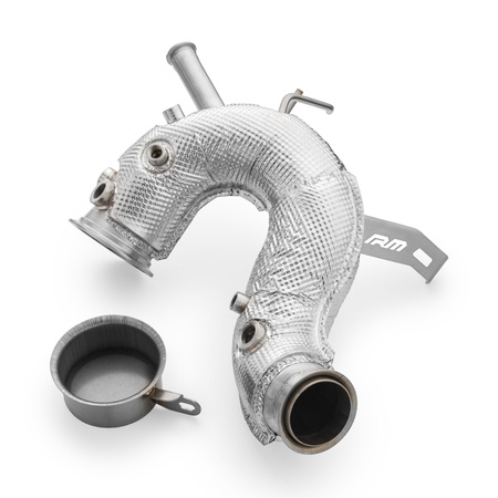 Felső Downpipe+DPF OFF készlet Volkswagen VIII-hoz + hővédő pajzs RM Motors