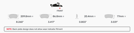 Ferodo Racing DS1.11 első fékbetét FCP4712W BMW 2 Coupe F22 F87 5 F10 F18 6 Convertible F12 F13 Gran F06,