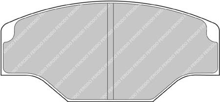 Ferodo Racing DS1.11 első fékbetét FRP201W CATERHAM stock AP up-grade