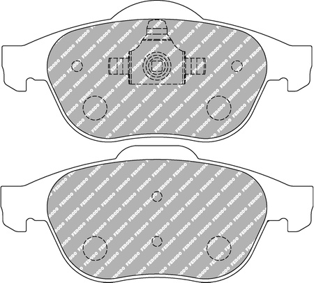 Ferodo Racing DS2500 első fékbetét FCP1441H RENAULT Twingo Twingo