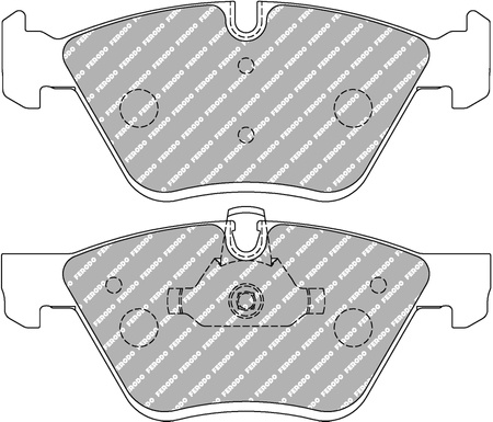 Ferodo Racing DS2500 első fékbetét FCP1773H BMW 1 E81 E82 E87 3 E90 E91 E92 E93 Saloon Touring 5 E39 E60 E61 F11 