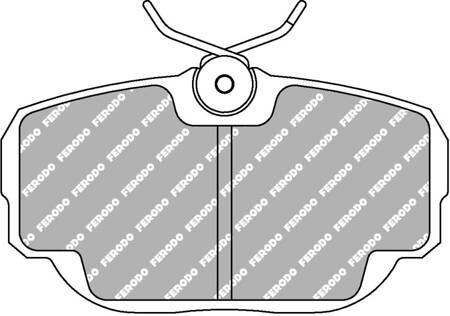 Ferodo Racing DS2500 első fékbetét FCP660H BMW 3 E30 Convertible Touring Z1 MERCEDES 190 W201 SAAB 9000 9000 Hatchback,