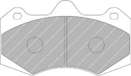 Ferodo Racing DS2500 első fékbetét FRP3084H ASTON MARTIN Vanquish Vanquish S KIA Venga MCLAREN 570 GT 650 LT MP4 SEAT Leon MK1 MK2 