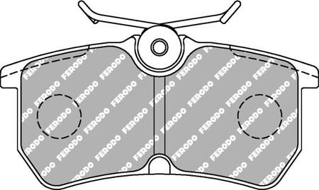 Ferodo Racing DS2500 hátsó fékbetét FCP1319H FORD Fiesta 5 6 FOCUS I DBW 