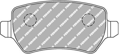 Ferodo Racing DS2500 hátsó fékbetét FCP1521H CHEVROLET Astra Hatchback Saloon Corsa Estate CHRYSLER Concord KIA Venga ASTRA G Convertible Saloon H GTC TwinTop CORSA C MERIVA B ZAFIRA A B VAUXHALL Mk IV G Convertible V H Sport Hatch H ASTRAVAN G CORSAVAN