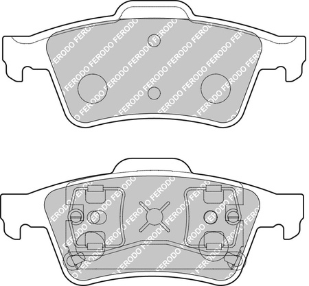 Ferodo Racing DS2500 hátsó fékbetét FCP1540H CHEVROLET Vectra F19 FORD Fiesta Fiesta 5 NISSAN Primera OPEL Signum F48 F68 F69 RENAULT Espace IV Laguna II Vel Satis SAAB 9-3 Sport D45/D49 D46/D49 VAUXHALL F35 F69 