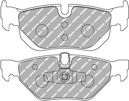 Ferodo Racing DS2500 hátsó fékbetét FCP1807H BMW 1 E81 E82 E87 3 E90 E91 E92 E93 Saloon Touring X1 E84 