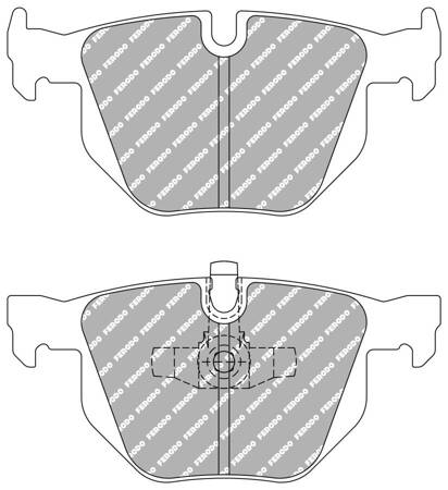 Ferodo Racing DS2500 hátsó fékbetét FCP1808H BMW 3 E90 E91 E92 E93 Convertible Coupe Saloon Touring E91 