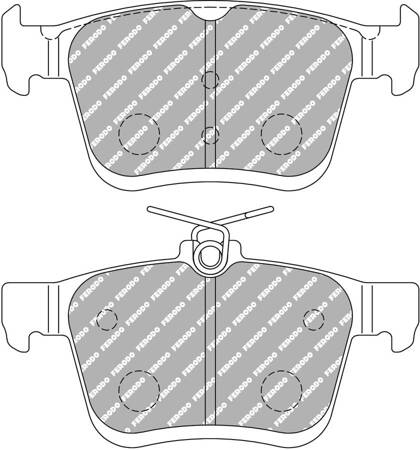 Ferodo Racing DS2500 hátsó fékbetét FCP4434H AUDI A3 Q2,TT FV3 Roadster FV9 SEAT ATECA KH7 LEON 5F1 SC 5F5 ST 5F8 VOLKSWAGEN GOLF ALLTRACK BA5 SPORTSVAN SPORTSVAN AM1 VII 5G1 BQ1 BE1 BE2 Variant BA5 BV5 TOURAN 