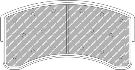 Ferodo Racing DS3.12 első fékbetét FRP3168GB LAMBORGHINI Huracan