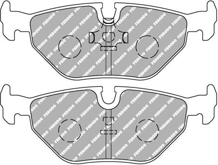 Ferodo Racing DS3.12 hátsó fékbetét FCP578G BMW 3 3 E30 E36 Convertible 5 E34 Touring 7 E32 Z3 Z3 Coupe JAGUAR Sovereign XJ X300 X330 XJ40 XJ81 XJ12 XJ6 XJR-S XJS XK8