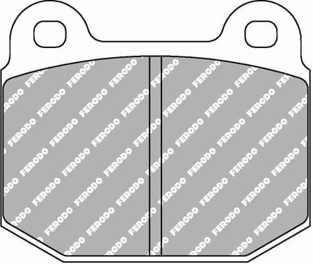 Ferodo Racing első fékbetétek DS2500 VAUXHALL Carlton - FCP116H