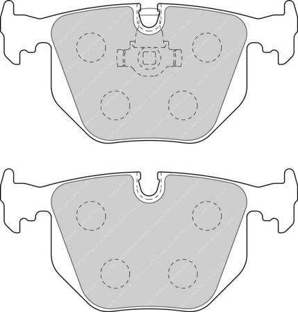 Ferodo Racing hátsó fékbetétek DS1.11 BMW 3 (E46) - FCP1483W