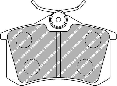 Ferodo Racing hátsó fékbetétek DS1.11 VOLKSWAGEN BORA Estate (1J6) - FCP1491W