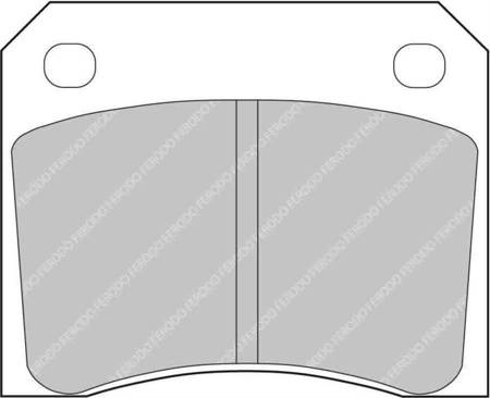 Ferodo Racing hátsó fékbetétek DS2500 AC Cobra - FCP815H