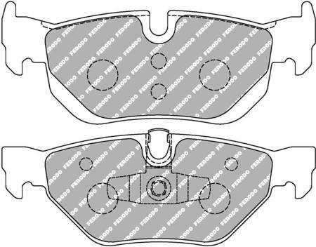 Ferodo Racing hátsó fékbetétek DS2500 BMW 1 (E87) - FCP1807H